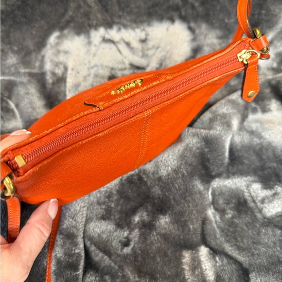 Coach Burnt Orange Leather Hobo Bag - Picture 3 of 7